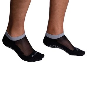 Par de Meias para Pilates - Preto e Cinza - Tam 39 ao 43 - F10-PC - Acte Sports