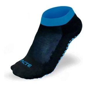 Par de Meias para Pilates - Preto E Azul - Tam 39 ao 43  - Acte Sports
