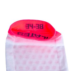 Par de Meias para Pilates - Branco Rosa - Tam 34-38 F3-BR - Acte Sports
