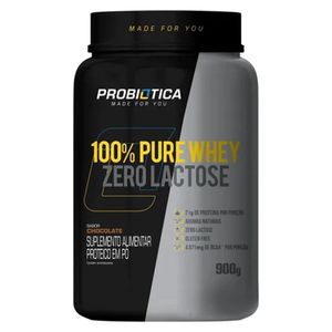 100% Pure Whey Zero Lactose 900g Baunilha Probiótica