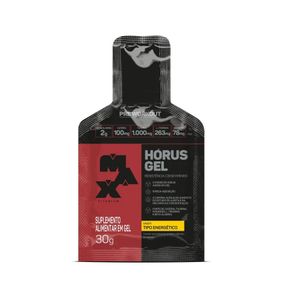 Pré-Treino Horus Gel 10 Sachês de 30g Energético Max Titanium