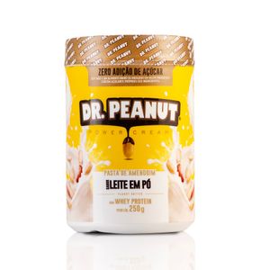 Pasta de Amendoin com Whey Protein Isolado Leite em Pó 250g