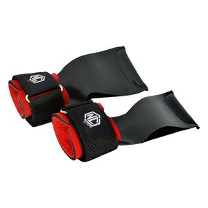 Luva Palmar Hand Grip Lion - Nc Extreme - Preto com Vermelho