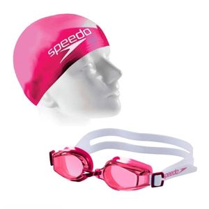 Kit Natação Infantil Speedo Swim Jr Slc - Óculos + Touca