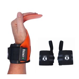 Luva Palmar Hand Grip CrossTraining + Munhequeira X-Cross Br
