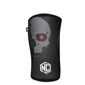 Joelheira Alta Performance 7mm Nc Extreme Gray Skull (Par)