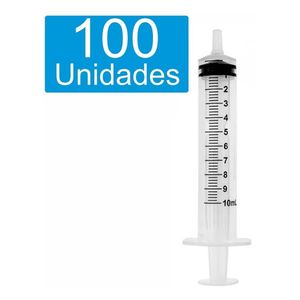 Seringa Descartável sem Agulha Luer Slip 10ml 100un.