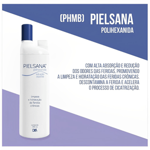 Solução com PHMB 0,7% para Limpeza de Feridas 4un. de 350ml