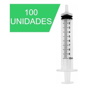 Seringa Descartável Luer Slip 10ml 100un. SR