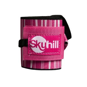 Munhequeira Elástica Animal Print (Zebra) Rosa - Skyhill