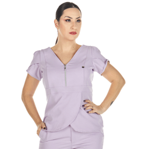 Blusa Scrub Transpassada