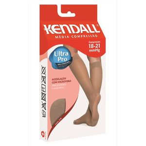 Meia de Compressão 18-21mmHg Ultra Pró 3/4 com Ponteira