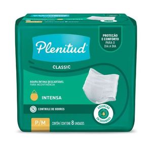 Roupa Íntima Descartável 8un. Plenitud