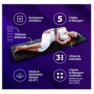 Esteira Massageadora Massage Mat Bivolt Relaxmedic