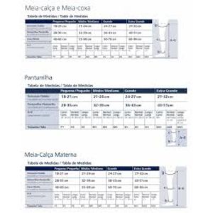 Meia de Compressão 20-30mmHg Select Comfort AT Ponteira Aberta