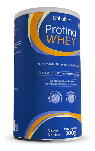 Suplemento Alimentar Protina Whey 300g com 2un. Linhahum