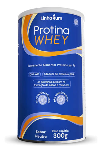 Suplemento Alimentar Protina Whey 300g com 2un. Linhahum