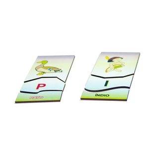 Jogo Educativo Alfabeto Ilustrado Em Mdf 78 Peças - CARLU