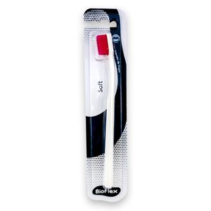 78.01.200 Escova Dental Bioflex Macia Branca/pink - Morelli