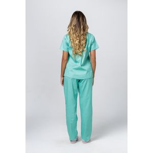 Scrub Feminino Brim Leve Verde