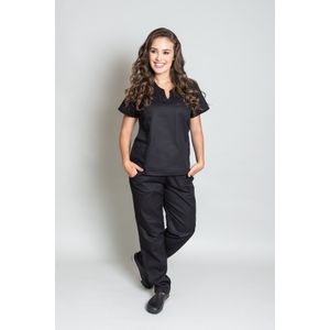 Scrub Feminino Brim Leve Preto