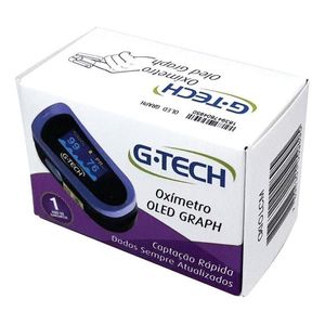 Oxímetro Digital de Pulso Portátil de Dedo G-Tech Oled