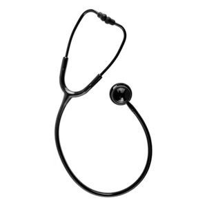 Estetoscópio Duplo Efficace Profissional BIC Preto - Ideal enfermagem e estudantes