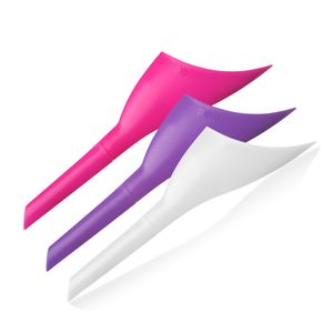 Kit 3 Pipizito Funil Urinário Reutilizável (Rosa, Lilás e Branco)