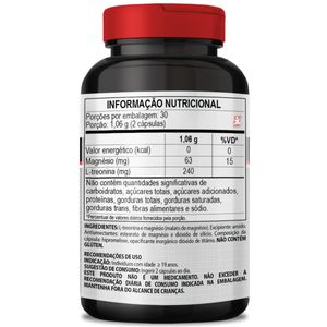 TREONAT MAIS L-TREONINA E MAGNÉSIO 60 CÁPSULAS – CLINICMAIS
