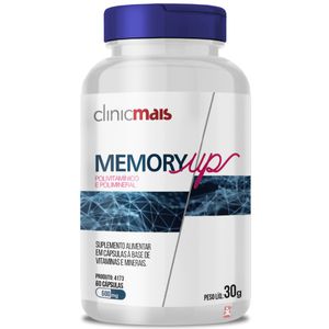 MEMORYUP POLIVITAMÍNICO E POLIMINERAL 60 CÁPSULAS – CLINICMAIS