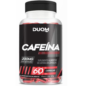 CAFEINA 210MG POR CAPSULA 60 CAPSULAS - DUOM