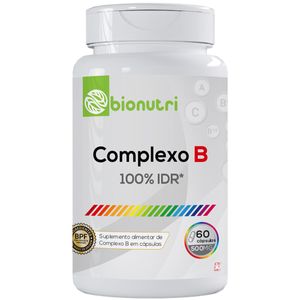 COMPLEXO B 8 VITAMINAS 1 CÁPSULA AO DIA 60 CÁPSULAS - BIONUTRI