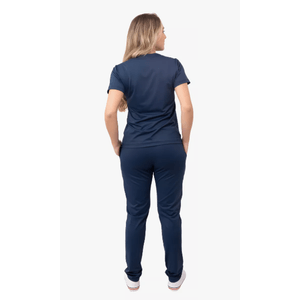Scrub Feminino Tecnológico Poliamida Azul Marinho