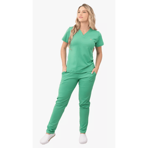 Scrub Feminino Tecnológico Poliamida Verde Astro