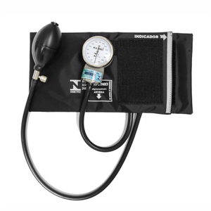Kit Estetoscópio BIC Eternity + Esfigmomanômetro Pamed Com Bolsa - Enfermagem e Medicina CORES:AZUL BLACK