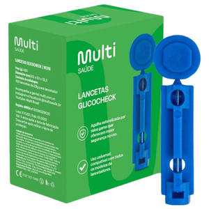 Lancetas Para Lancetador 28g GlicoCheck CarePlus 100un