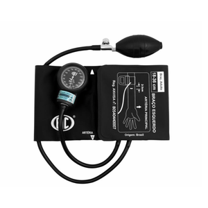 Aparelho Pressão Adulto Nylon New Innova Plus BIC Preto